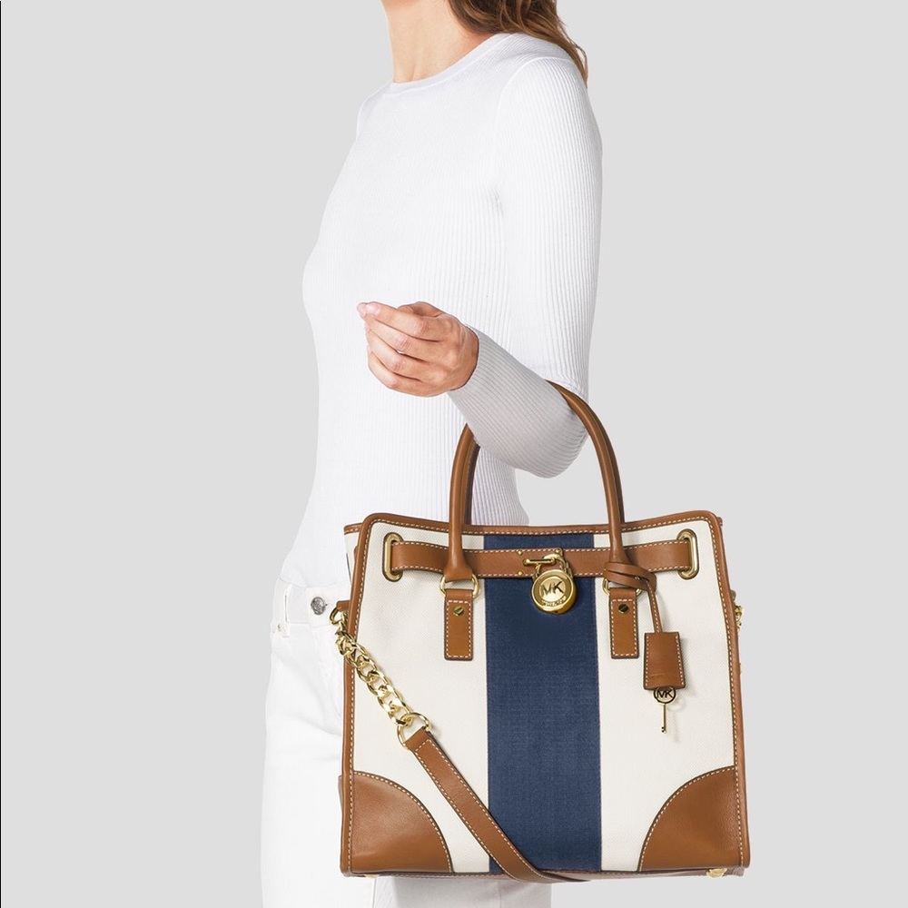 Michael Kors Canvas Hamilton Tote